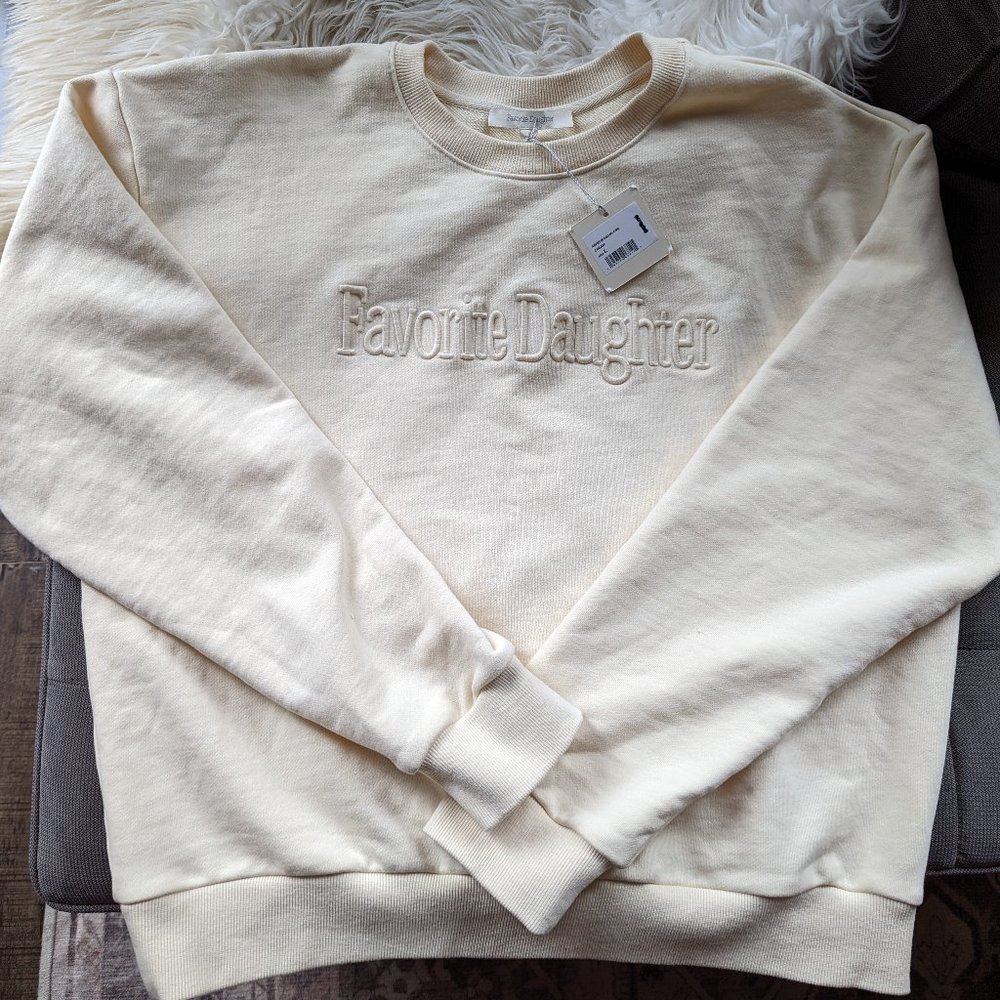 Favorite Daughter Signature Embroidered Sweatshirt